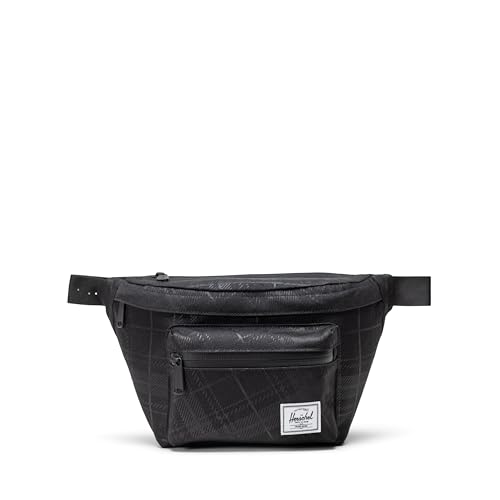 Herschel Pop Quiz Hip Pack (Plaid Emboss) — Crossbody Belt Bag
