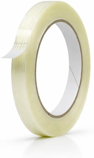 MAT Commodity Grade Fiberglass Reinforced Filament Strapping Tape - 1/2 in. Wide x 60 yds. (Pack of 1) Filaments Run Lengthwise