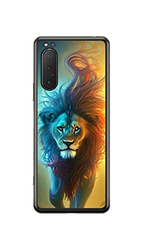 ClearView(�N���A�r���[) Sony Xperia 5 II�p �v�����g �w�� �ی� �t�B���� ���C�I��2�iLion 2�j