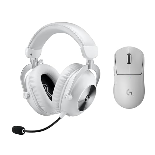 Image of Logitech G Pro X Superlight 2 Lightspeed Wireless Gaming Mouse + G Pro X 2 Wireless Gaming Headset Bundle - White