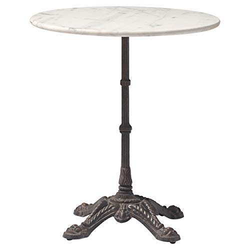 Balkontisch Pizana Rund Ø 65 cm Marmor Beistelltisch Marmortisch