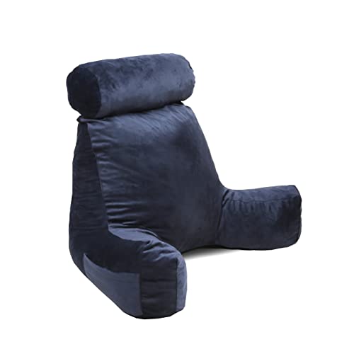 Bananair - Lesekissen mit zerkleinertem Schaumstoff, ideal zum Lesen, verwendbar als Kissen für Nackenrolle (blau) Cover