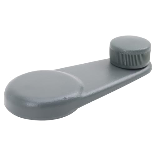 Image of TRQ Window Crank Handle Light Gray Compatible with 1998-2001 Chevrolet Metro 1989-1997 Geo 1989-1994 Suzuki Swift