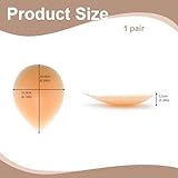 Tomedeks Adhesive Silicone Hip Pads,Body Hip Butt Enhancers,Buttock Enhancers Hip Padding,Butt Pads - Skin Tone,Natural Look & Comfortable Fit(1 Pairs) - Image 2
