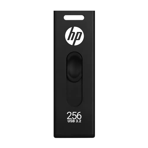 HP x911w USB SSD 3.2 Flash Drive 256GB, 410MB/s Read Speed, 300MB/s Write Speed, Push and Pull design, Black, 256 GB - Image 3