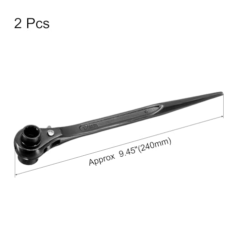 Clé à cliquet pour échafaudage uxcell 12x14mm pour serrer les écrous difficiles