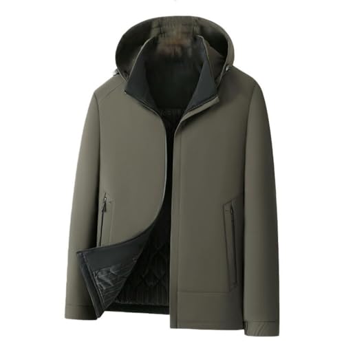 Veste d'hiver homme chaude à capuche pour affronter le froid avec style