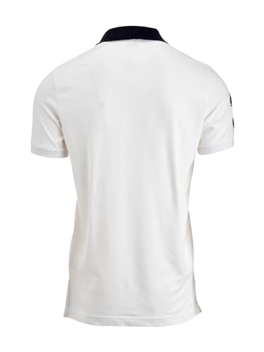 U.S. Polo Assn. Men's Short-Sleeve Polo Shirt with Applique, Casual Summer Slim Fit Polo Shirt with Contrast Color2