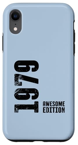 Coque pour iPhone XR 46 Years 46th Birthday Old Man Woman 1979