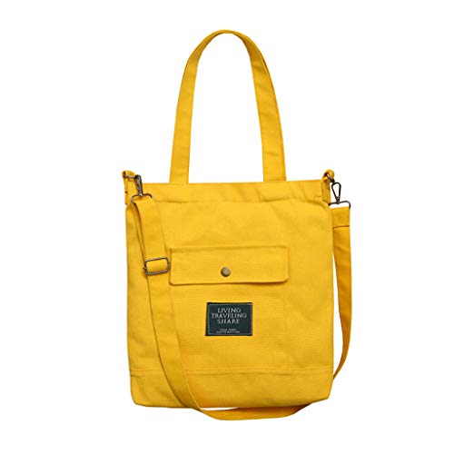 JAGETRADE Frauen Schultertasche Canvas Handtasche Messenger Crossbody Hobo Satchel Purse Cover