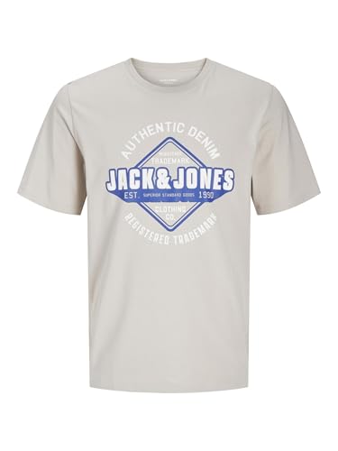 JACK & JONES T Shirt Herren O-Neck Logo Basic