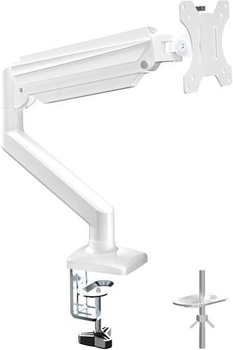 Suptek MD01AW Monitor Mount for 13-34 Inch LED LCD Screen up to 9 kg Monitor Arm with Gas Spring 360 Rotate Height Adjustable Swivel Tilt Tool Free Adjustable VESA 75 x 75/100 x 100mm