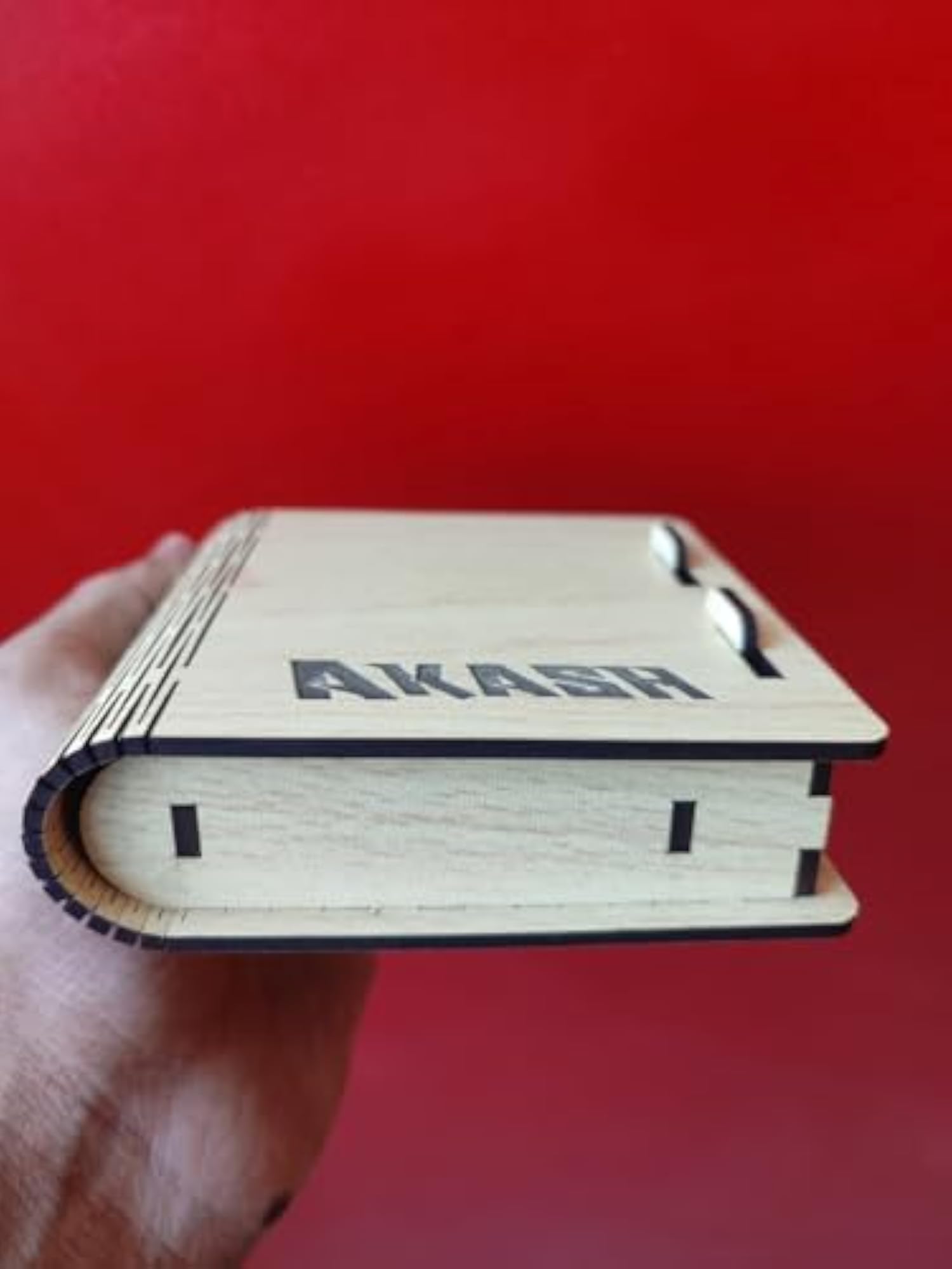 Personalised Wooden Cigarette and Lighter Case