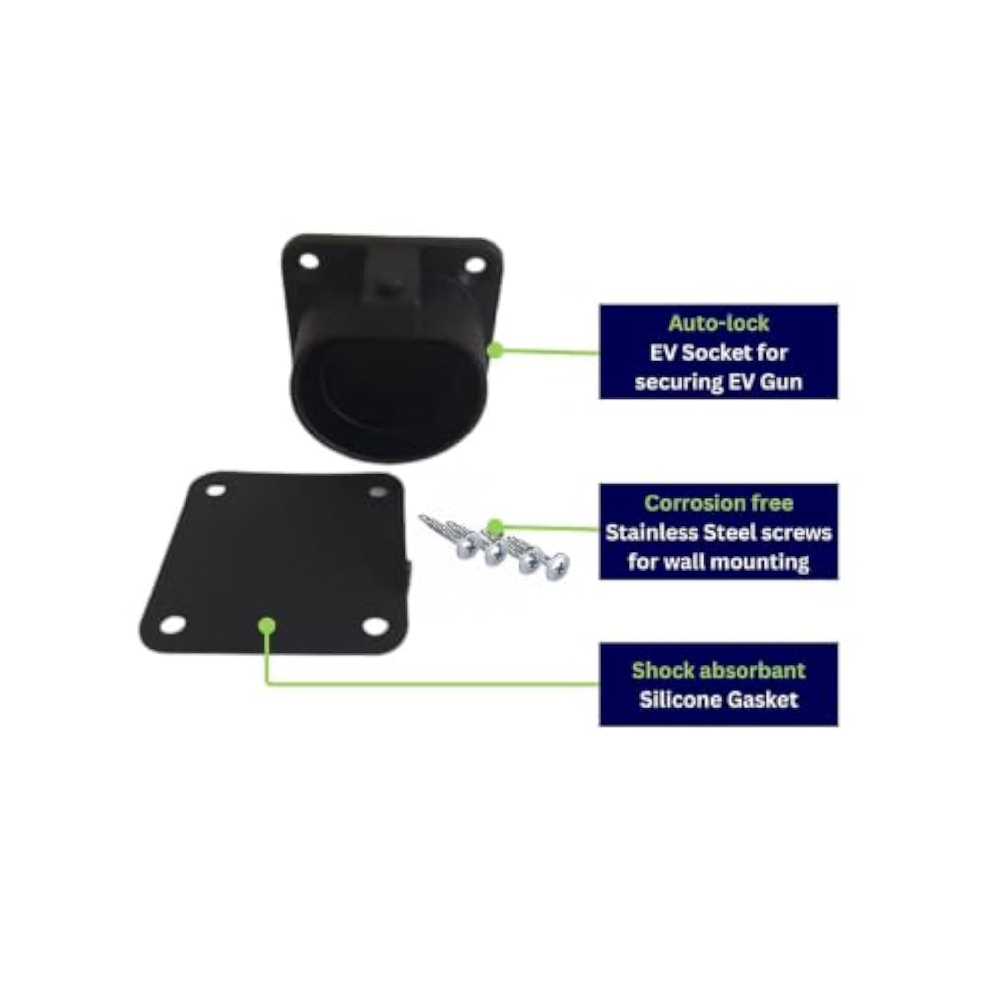 Type 2 EV Charger Gun Holder