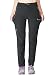 YSENTO Damen Wanderhose Outdoorhose Wasserdicht Schnelltrockend Stretch Trekkinghose Funktionshose mit Reißverschlusstaschen(Schwarz,M)