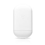 Eficiente huella Ubiquiti Networks NanoStation AC Loco - Punto de acceso (1000 Mbit/s, 10,100,1000 Mbit/s, 450+ Mbps, 16-QAM,64-QAM,256-QAM,BPSK,QPSK, 64 MB, 10000 m)