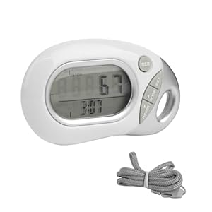 3D Pedometer for Walking, Step Counter Without APP and Cell Phone, Precise Mini Pedometer, Portable, Track Steps, Miles/KM, Calories and Activity Time, for Men and Women with Large Display