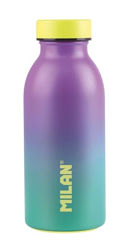 BOTELLA ISOTÉRMICA DE ACERO INOXIDABLE 304 354ML TURQUESA, EDICIÓN SUNSET MILAN