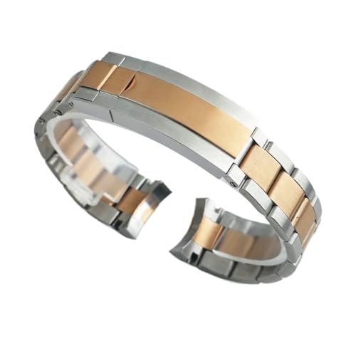 Bracelet de montre 316L GMT 20 mm pour remplacer un maillon usé noir argent