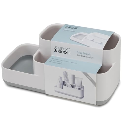 Joseph Joseph EasyStore Bathroom Storage Countertop Organizer Caddy , Gray - Image 5