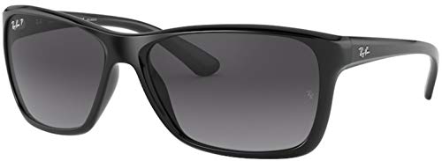 Ray-Ban Men's Rb4331f Low Bridge Fit Square Sunglasses