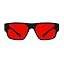 Black-red Lens