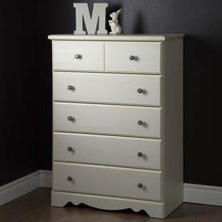 Shilpi Handicrafts Sheesham Wooden Antique Chest of Drawers for Living Room ( White )-image-12