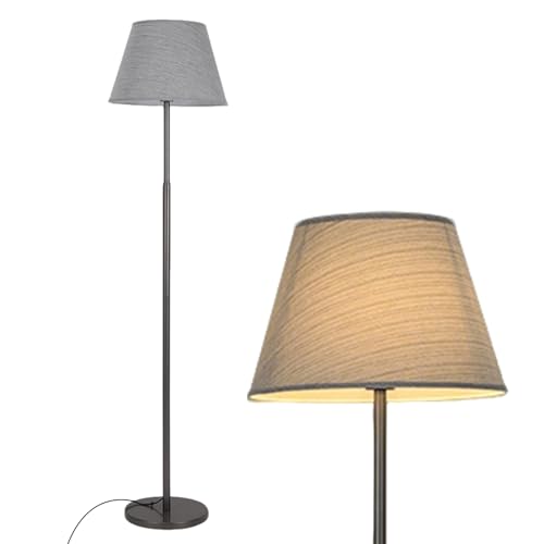 Lampadaire vintage pour salon en tissu retro liseuse de style