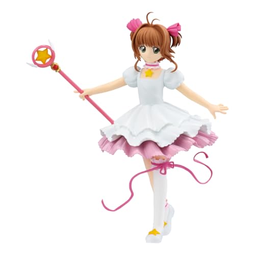 Banpresto Action Figure Sakura Kinomoto Cardcaptor Sakura Sakura Card 20 cm - BP28964P Multicolor - Collectible Figure - Ideal for Anime Fans