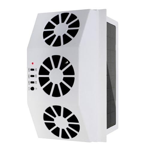Ventilateur solaire pour voiture rafraîchissement passif et circulation d'air estivale