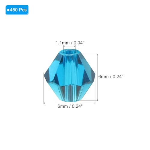 PATIKIL 6mm Bicone Glass Beads - Image 2