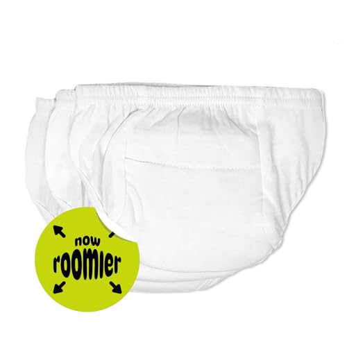 Image of Tiny Trainers Cotton Training Pants, Unisex, for Babies and Toddlers, Elimination Communication or Potty Training - 3-pack (6 Months, Natural)