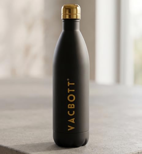 Image of Clay Craft Vacbott Stark Velvet Double Walled|18 Hours Hot and 24 Hours| Cold Water Bottle Vacuum Insulated Flask Bottle 1000 ml|2 Piece, Steel Water Bottles for School, Office, Home, Gym, Leakproof