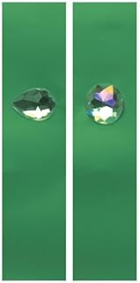 8-Count Glitz Napkin Bands with Jewel Attachment, Green