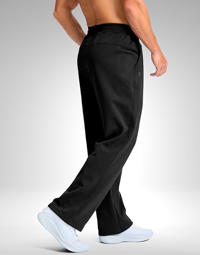 Soothfeel Men's Fleece-Lined Open-Bottom Sweatpants - 19.94 w/ Code + 43% Off Code HGS4O6KZ - image 2