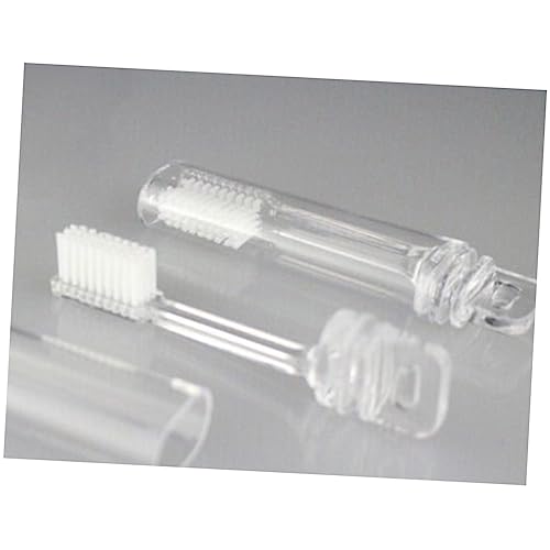 Anneome 1 Stück Einweg Falt Zahnbürste Tragbare Reise Zahnbürste für Camping und Wandern Transparent Hygienisch und Leicht für Unterwegs – Bild 6