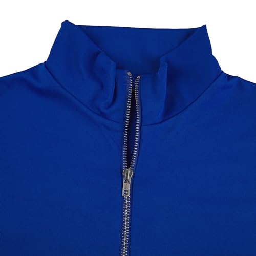 EOSIEDUR Women's Two Piece Outfits Zip Top Jacket and Elastic Waistband Pant Women Sweatsuit Tracksuit Sets3