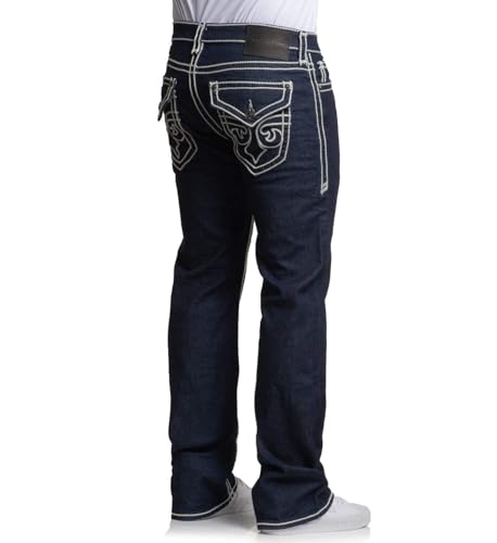 Affliction Men's Denim Jean Cooper Prairie Inseam 34"3