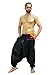 SARJANA HANDICRAFTS Men's Cotton Harem Yoga Baggy Boho Pants (as1, Alpha, one_Size, Regular, Regular, Black1)