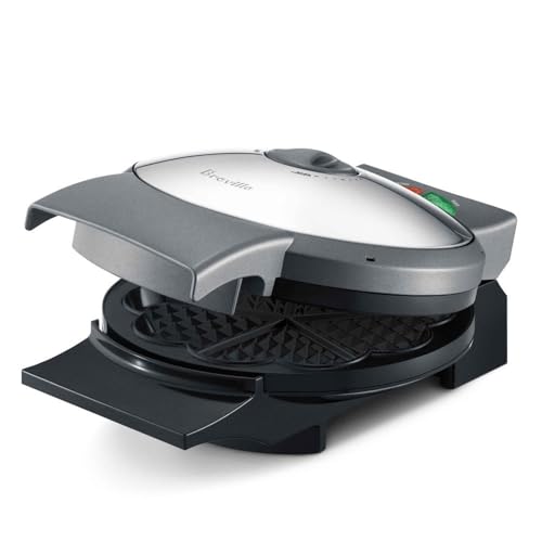 Breville the Crisp Control Waffle Maker, Brushed Stainless Steel, BWM250BSS
