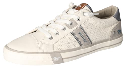 MUSTANG 4072-316, Zapatillas Hombre, Blanco, 41 EU