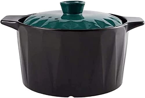 XDLEDMKIZ Olla de cerámica para Caldo, cacerolas de cerámica para Gas, Olla para Sopa, Resistente al Calor, Olla Caliente, Utensilios de Cocina
