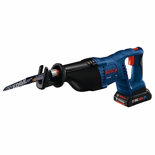 Bosch Power Tools Reciprocating Saw Kit - Crs180-B15 18V D-Handle Saw W/ (1) 4.0 Ah Core Battery #TOP5