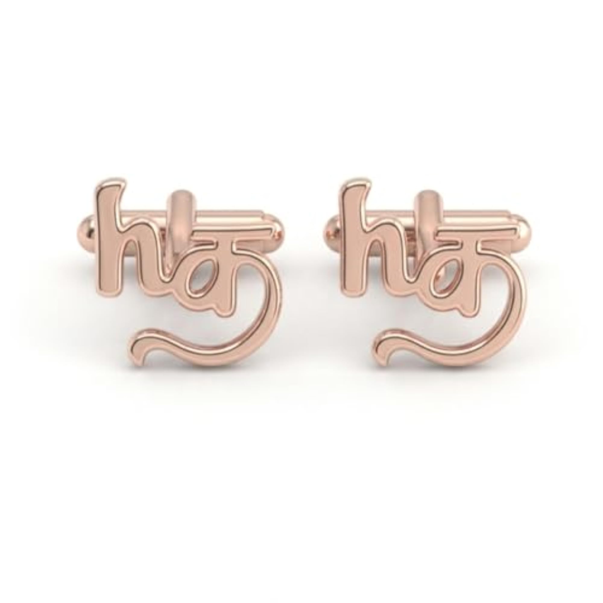 Men's Personalized Name Cufflinks, Custom Gift