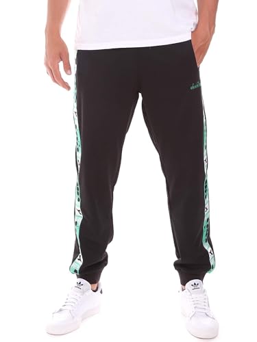 Diadora pantalon de sport noir pour courir en ville ou relaxer chez soi