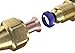FlareSeal® Model MSP-0408 Leak Free SAE Flare Connections - Refrigerant Leaks Refrigeration, HVAC, Ductless, Schrader Valve or Mini Split Applications (1/4