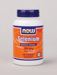 Now Foods Selenium, 180 cápsulas/200 mcg (pacote com múltiplos)