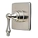 Kingston Brass KS3048AL Three-Way Diverter Valve with Trim Kit, Brushed Nickel