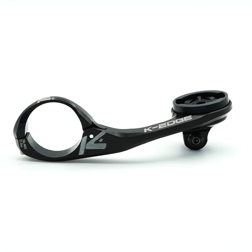 K-Edge | Max XL (31.8mm) Bicycle Computer Combo Mount | for Garmin GPS Devices | Black