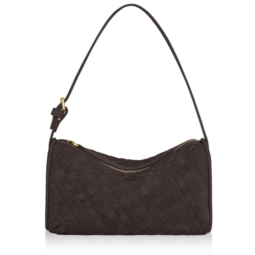 Image of Mini Woven Bag, Leather Woven Handbag with Adjustable Strap, Small Purses for Women, Top-handle Bags, Mini Evening Bag